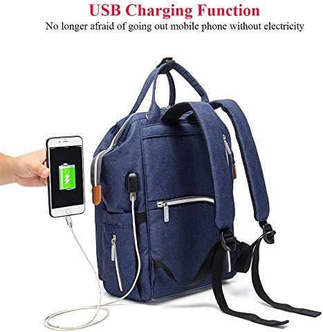 Ранец за торба за пелени за бебиња Вградена USB Порта За Полнење Големи Торби За Пелени Ранец За Пелени