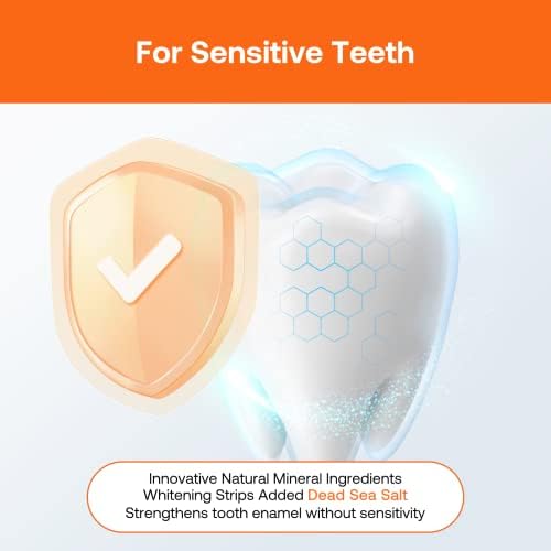 Белење на заби за сенитивни заби - Белење без чувствителност, професионални ленти за белење, бели ленти со бити за белење на заби,