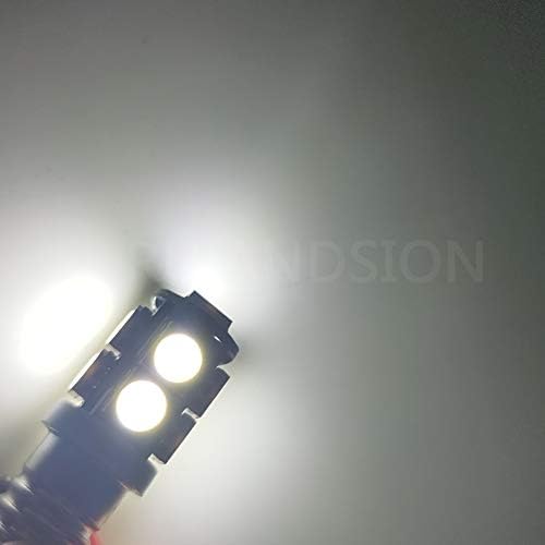 Ruiandsion 2pcs E10 LED Сијалица 12v Бело 5050 9SMD E10 Минијатурни Завртка База LED Светилки 12v Фенерче Факел Работа Светлина