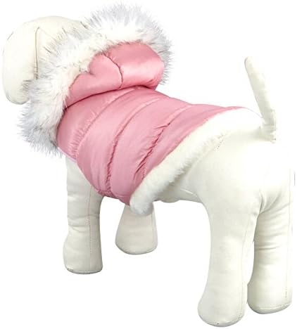 Облека на Накоко Теди кучиња Зимска памучна јакна со модел на аспиратор