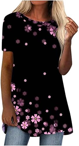 Краток ракав Топ кошула за жени есен лето 2023 облека памучен брод со вратот од пеперутка графичка мета JD JD