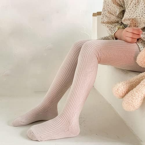 Кабел за девојчиња плетени хеланки за порибување хулахопки за нозе панталони деца памук топла панталоза 1-8 години