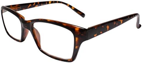 Обичен паметен нерд гејк изглед правоаголник читач на желки 2.75 очила за читање