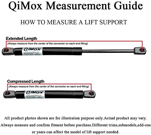 QTY QIMOX гас наполнет предниот аспиратор Поддршка за поддршка Шокови 4364 Компатибилен со Dodge RAM1500/2500/3500/4500/5500