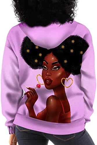 Lmsm афроамерикански дуксери за жени со преголема кошула со капи, афро црни девојчиња дуксери со џебови