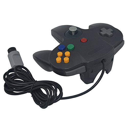 Cinpel Wired Controller Game Controller за Nintendo N64 Black