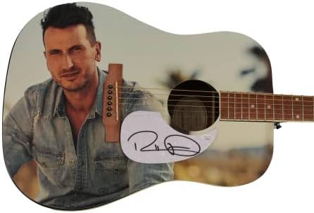 Расел Дикерсон потпиша автограм со целосна големина обичај Еден од еден вид Акустична гитара на Гибсон Епифон Б/Jamesејмс Спенс автентикација