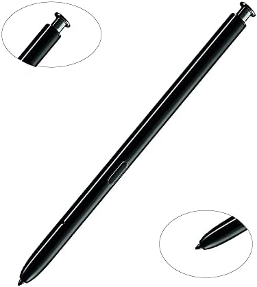 Замена на црна белешка 10 за Galaxy Note 10 белешка 10 плус белешка 10, 5G Stylus Pen Touch S пенкало со адаптер за тип-C со тип-C адаптер
