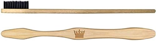 Четка за заби на бамбус „Зашиена круна“ на Азиеда