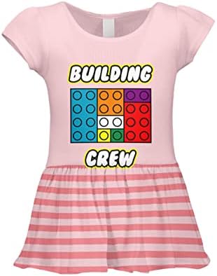Градење На Екипажот-Изградба Блокови Бебе / Дете Бебе Ребро Фустан