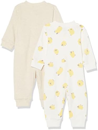 свесен унисекс бебиња, привлечен памучен пижами, пакет од 2