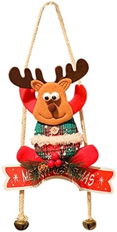 Божиќни Украси Пакети Новогодишна Елка Дрвен Знак Старец Снешко Елен Ткаенина Камин Прозорец Приврзок Божиќен Украс Венец Украси