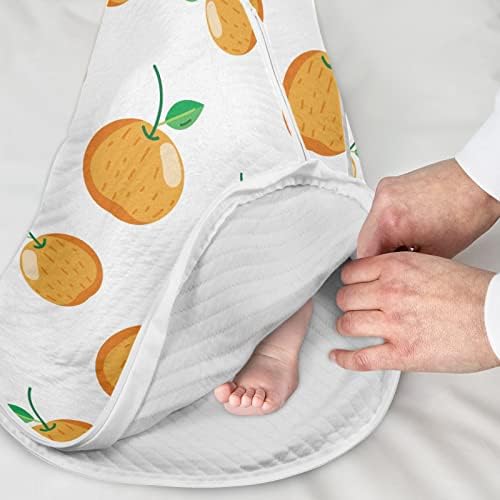 ВВФЕЛИКСЛ вкусно портокалово бебе што носи ќебе, вреќа за спиење во транзиција за новороденче, вреќа за спиење за новородени бебиња, костум