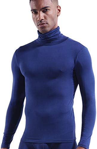Орџејкија машки лесни термички кошули модален основен слој за лакови со долги ракави врвови на врвови