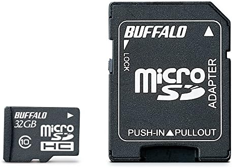 Бафало Класа 10 MicroSDHC Картичка SD Адаптер 32GB RMSD-32GC10AB