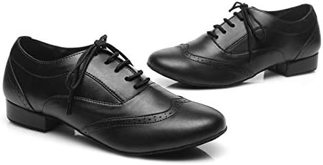 Чевли за танцување на минијанион за мажи 1 Стандардни чевли за танцување со кожни потпетици