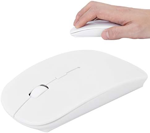 Serounder Bluetooth 5.2 Глушец, Безжичен Ултра Тенок Opономски Оптички Глувци На Полнење Со Прилагодливи Нивоа НА DPI, 1600dpi, Опсег на