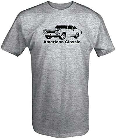 Американски класичен Hotrod Chevelle Nova Muscle Car V8 Tilид кошула