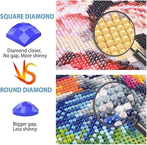 DIY 5D дијамантски сликарство со големи димензии бели лилјани Дијамантски комплет за везење на дијаманти, опипн ринестон сликарство крст-бод