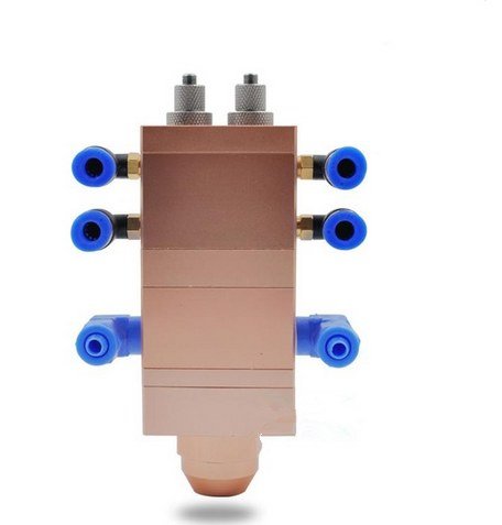 Gowe Dual течноста за дистрибуција на вентилот со двојно дејство на цицање голем проток AB Дво-компонента лепак за дистрибуција