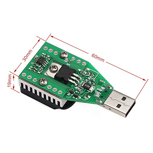 ДРОК 180054 табла за тестер за оптоварување USB 0,15-3A прилагодлива постојана индустриска оценка Електронска опрема за оптоварување Модул детектор