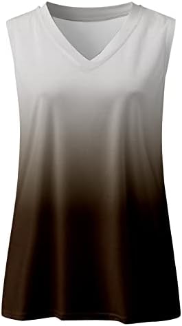 MIASHUI 2xl Врвови Жени Обични V Вратот Резервоарот Блузи Без Ракави Врвот Кошула Еднобојна Елек Пуловер Кошула Мода Елегантен