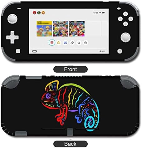 Сјај во боја на камелеон налепници за декорации ја покриваат заштитната плоча на кожата за Nintendo Switch
