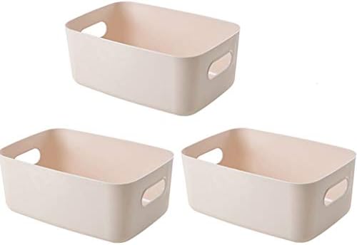 Кутија за складирање на корпи за ориз за домаќинства Пластична козметичка корпа за складирање кујна кујна десктоп сандери закуска кутија