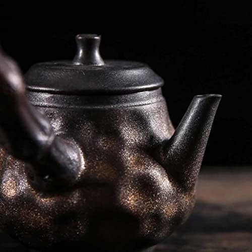 Страна рачка од чајник од чај чај чај чај сет чајник мал единечен керамички чајник чајник со топчести топчести филтер за филтрирање чајник
