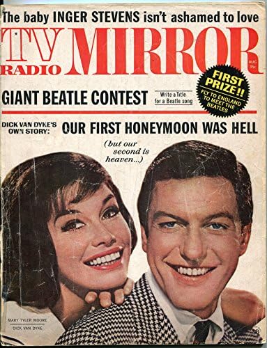ТВ Радио Огледало списание август 1964-Мери Тајлер Мур-Дик Ван Дајк-Битлси