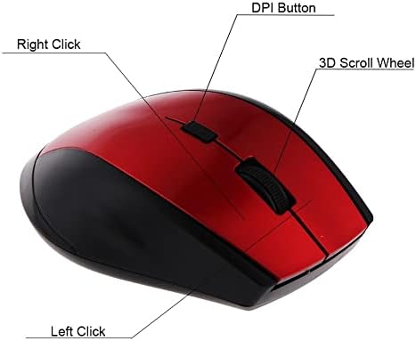 2.4 Ghz Безжична Конзола За Игри На Глувци За Компјутерски Компјутер Гејмерски Глушец СО USB Приемник