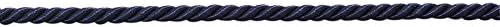 Мало 3/16 инчи основно трим украсно јаже, продадено од дворот, стил 0316nl Боја: Темна темна морнарица сина - J3