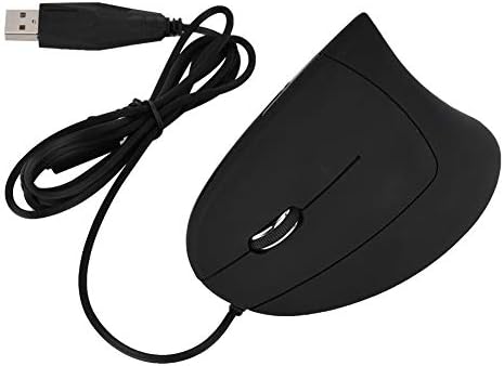 Жичен вертикален глушец, USB жична лева рака Вертикална глувче ергономски игри на глувчето здрав глушец за лаптоп компјутер