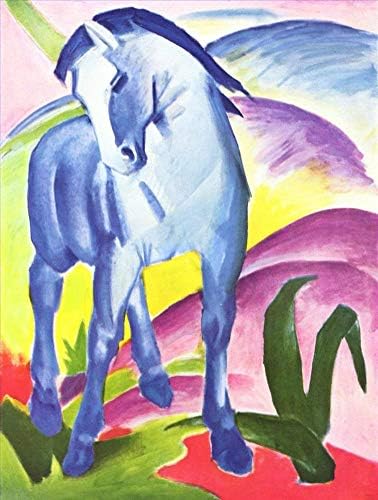 $ 80 - 1500 $ рака насликана од наставници на уметнички академии - 22 нафтени слики сина коњ I franz marc животински уметнички