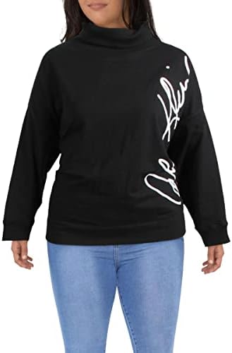 Calvin Klein женски плус џемпер за лого на вратот