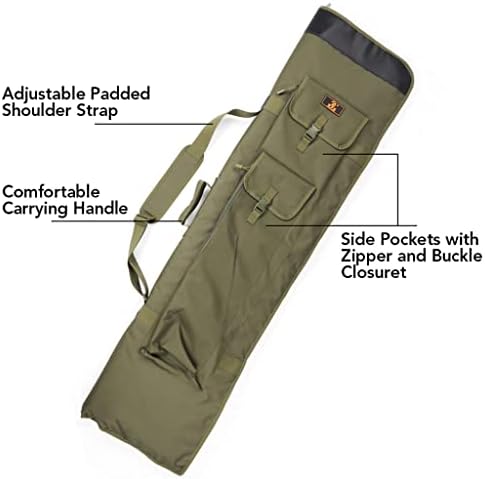 ZLXDP риболов торба за шипки преносно преклопување на риболов риболов, заштитен заштитен ракав за складирање на ракав, издржлива покривка