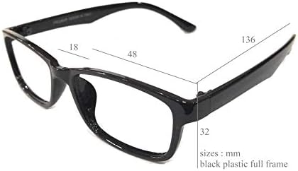 Амар Начин На живот Компјутерски очила Кризална леќа правоаголник пластична целосна рамка 48 мм унисекс_алацфрпр1258