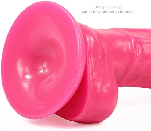 Убавина Моли супериорна 7 инчен анален реален пенис дилдо со вшмукување чаша возрасни секс играчки за жени, розова