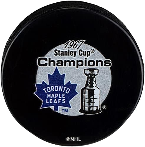 Торонто Јавор Листови Непотпишани 1967 Стенли Куп Шампиони Логото Хокеј Пак-Непотпишани Пакови