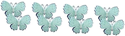 Амосфун ШУПЛИВА ПЕПЕРУТКА 3Д Налепници ЗА Деца Декор За Бисери Налепници За Расадници Пеперутки Ѕиден Магнетизам Железни Пеперутки