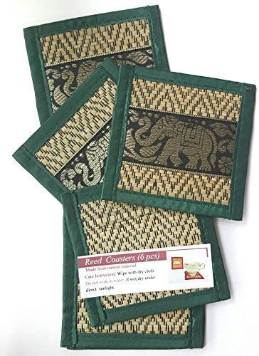 Поставете 12 од зелените костерни бар душеци тајландски слонови свилени трска