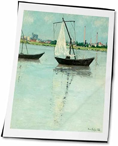 3drose Florene Позната уметност - Сликарство со брод од Максин Муфра 1888 година - крпи