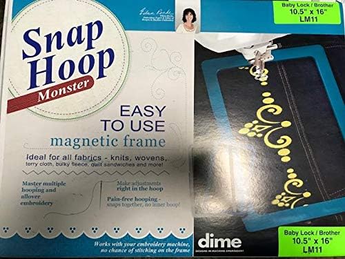 Snap Hoop Monster for Baby Lock/Brother Magnetic Engroidery Hoop за машински везови