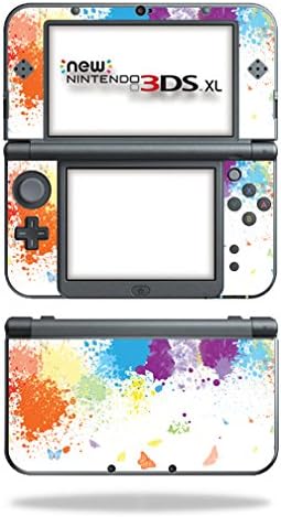 MOINYSKINS кожата компатибилна со Nintendo 3DS XL - Splash of Color | Заштитна, издржлива и уникатна обвивка за винил декларална