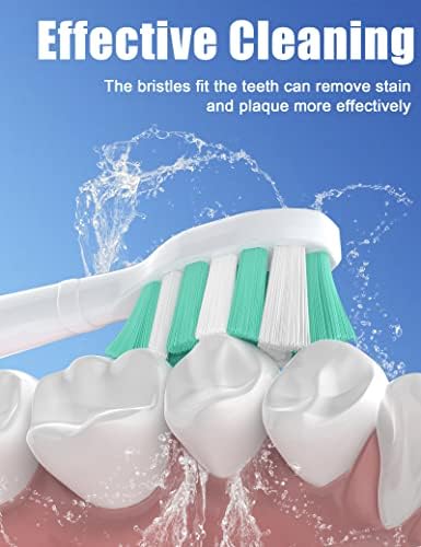 Глави за замена на четката за заби за Philips Sonicare ProtectiveClean Dailyclean Електрична четка за заби глава 1 2 серија контролна