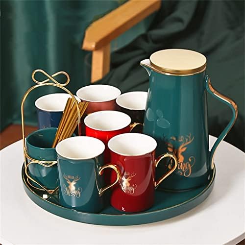 ZLXDP чаша чаша чаша поставена домашна чаша за пиење домашна дневна соба во вода поставена чаша сет со подароци за послужавник