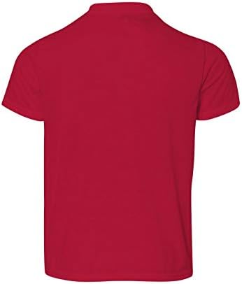 Маица со маица со џерси на ilилдан Биг Момци, црвена, мала, мала