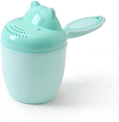 NC бебешки шампон чаша чаша за туширање цртан филм хипо миење капаци за миење лажица зелена