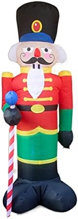 Пифуд отец Божиќ на надувување Дедо Мраз 2,4 милиони играчка со светла Божиќна декорација Семејна забава на отворено градина нова