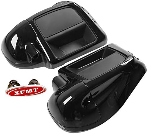 XFMT моторцикли живописни црни долни вентилатори за нозе w/ракавица кутија за Харли воздушно ладно туристички пат Кинг Стрит Глајд Пат Електра